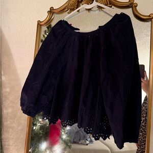 Old Navy Navy Blue A-Line Skirt